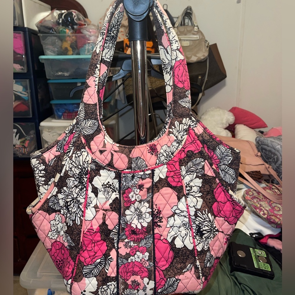 3- piece set includes vera Bradley purse, matching full size wallet and case.